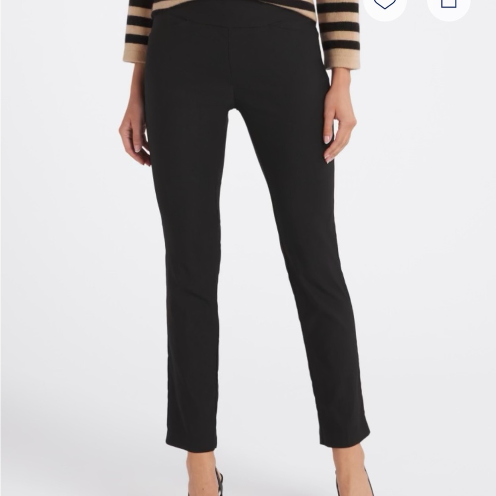 Alexa Pull on Straight Pant With Pockets and Flatten It Technology
